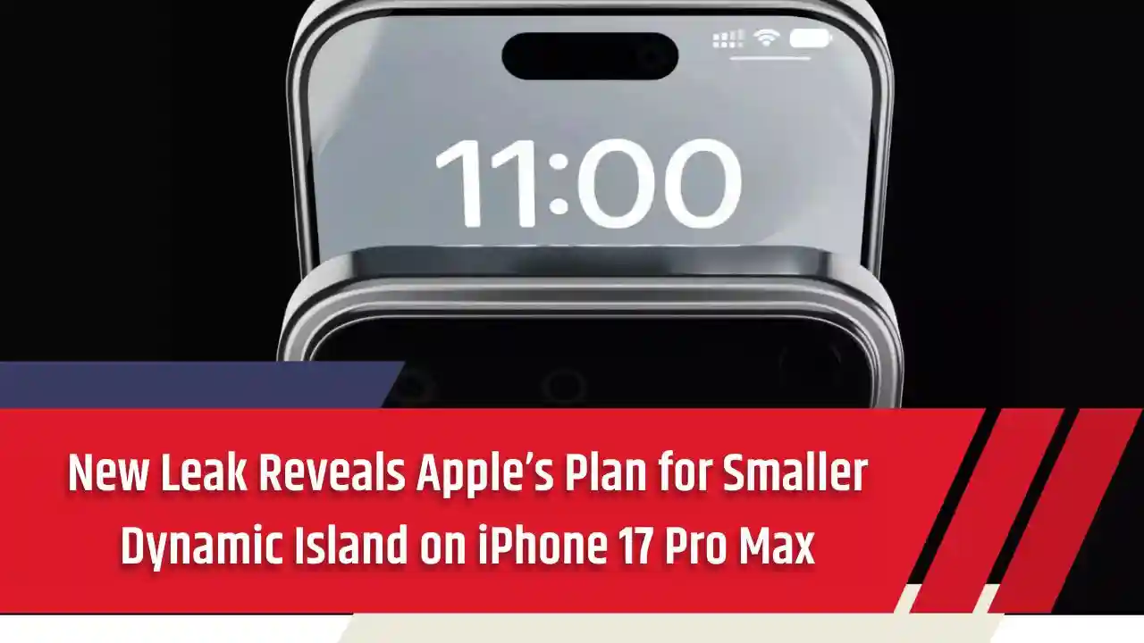 New Leak Reveals Apple’s Plan for Smaller Dynamic Island on iPhone 17 Pro Max