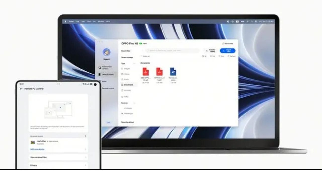OPPO Find N5's Game-Changing Feature Control Your Mac Remotely!